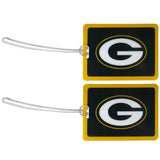 Green Bay Packers Vinyl Luggage Tag, 2pk - Green Bay Packers