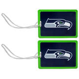 Seattle Seahawks Vinyl Luggage Tag, 2pk - Seattle Seahawks