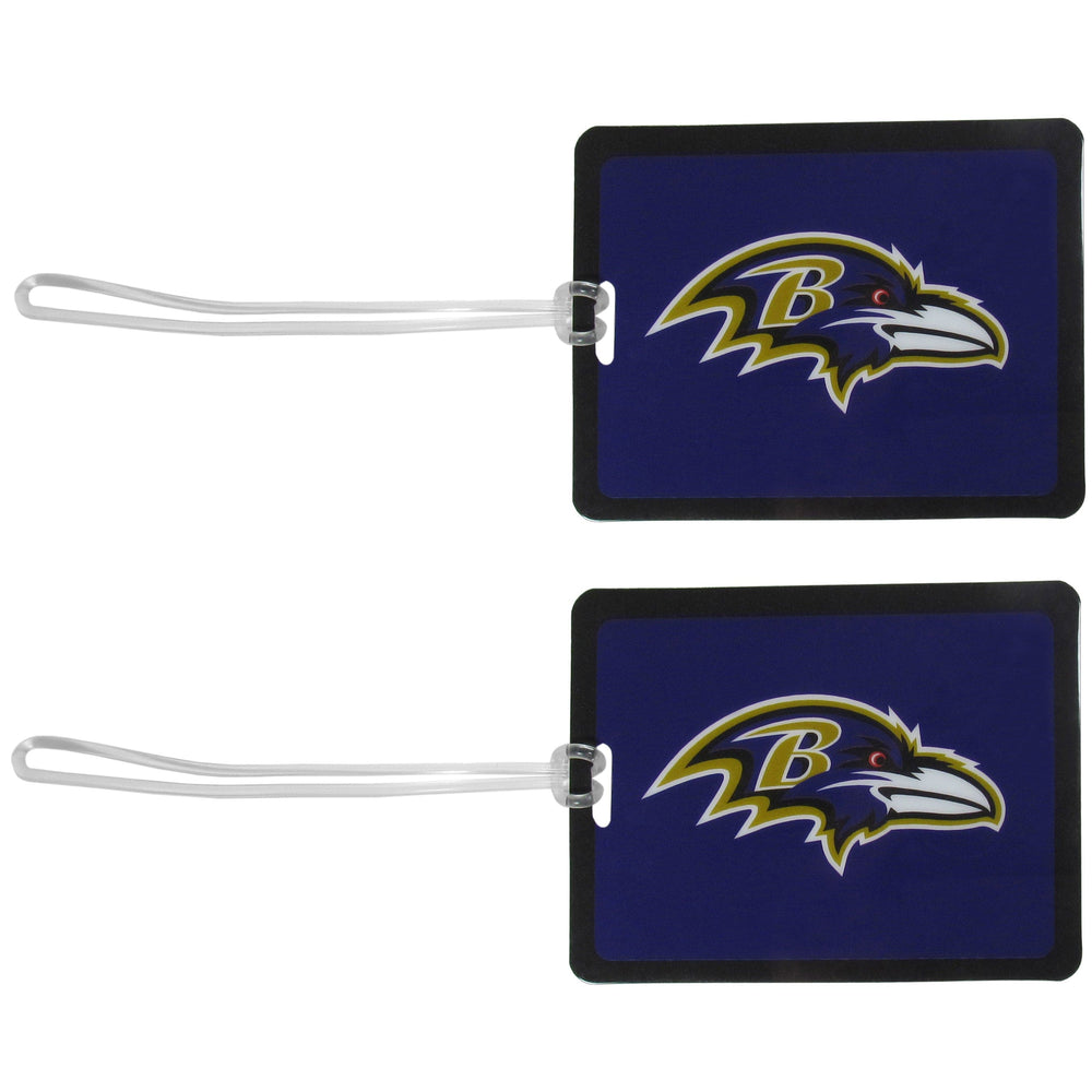 Baltimore Ravens Vinyl Luggage Tag, 2pk - Baltimore Ravens