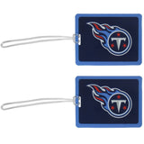 Tennessee Titans Vinyl Luggage Tag, 2pk - Tennessee Titans
