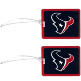 Houston Texans Vinyl Luggage Tag, 2pk - Houston Texans