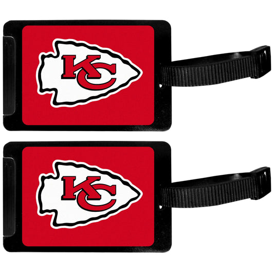 Kansas City Chiefs Luggage Tag 2 pk - Kansas City Chiefs - Flyclothing LLC