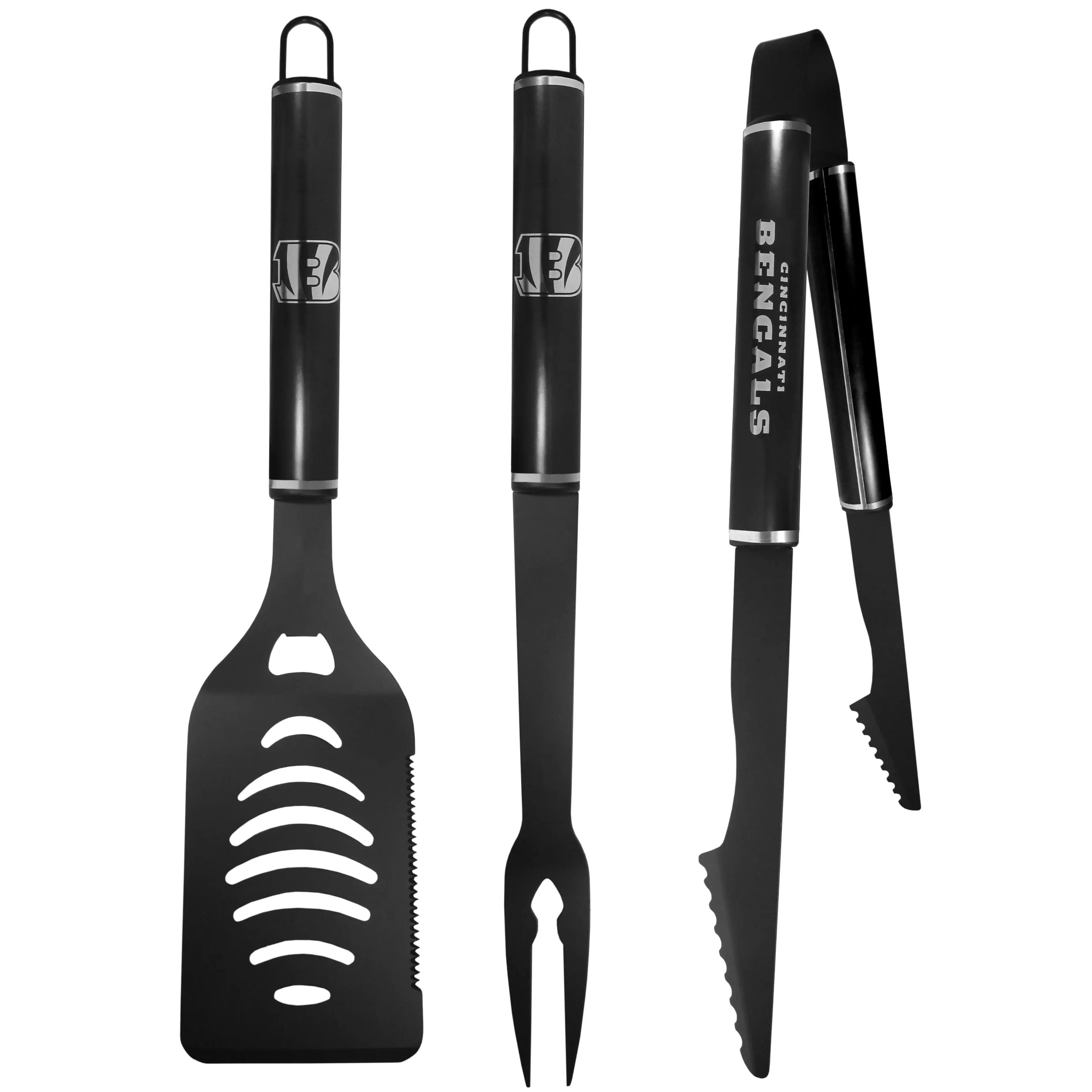 Cincinnati Bengals 3 pc Monochromatic BBQ Set - Cincinnati Bengals - Flyclothing LLC