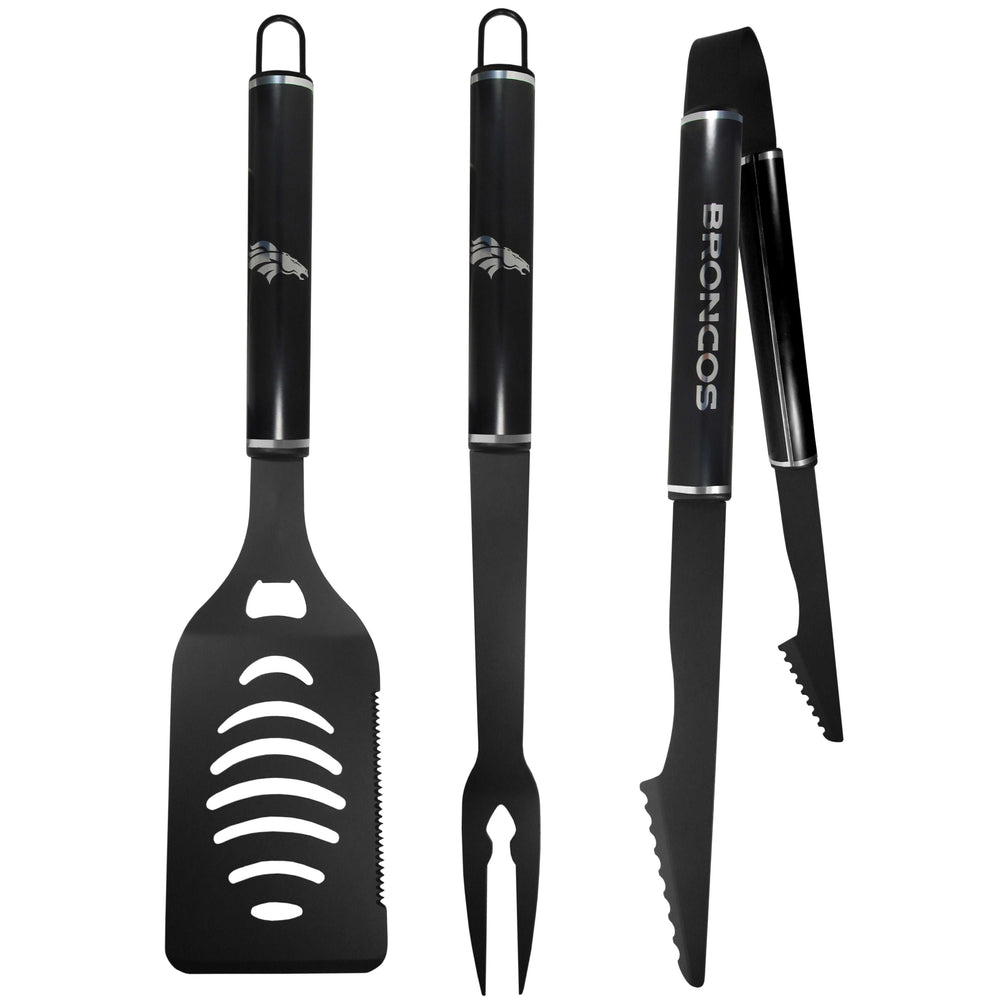 Denver Broncos 3 pc Monochromatic BBQ Set - Denver Broncos - Flyclothing LLC