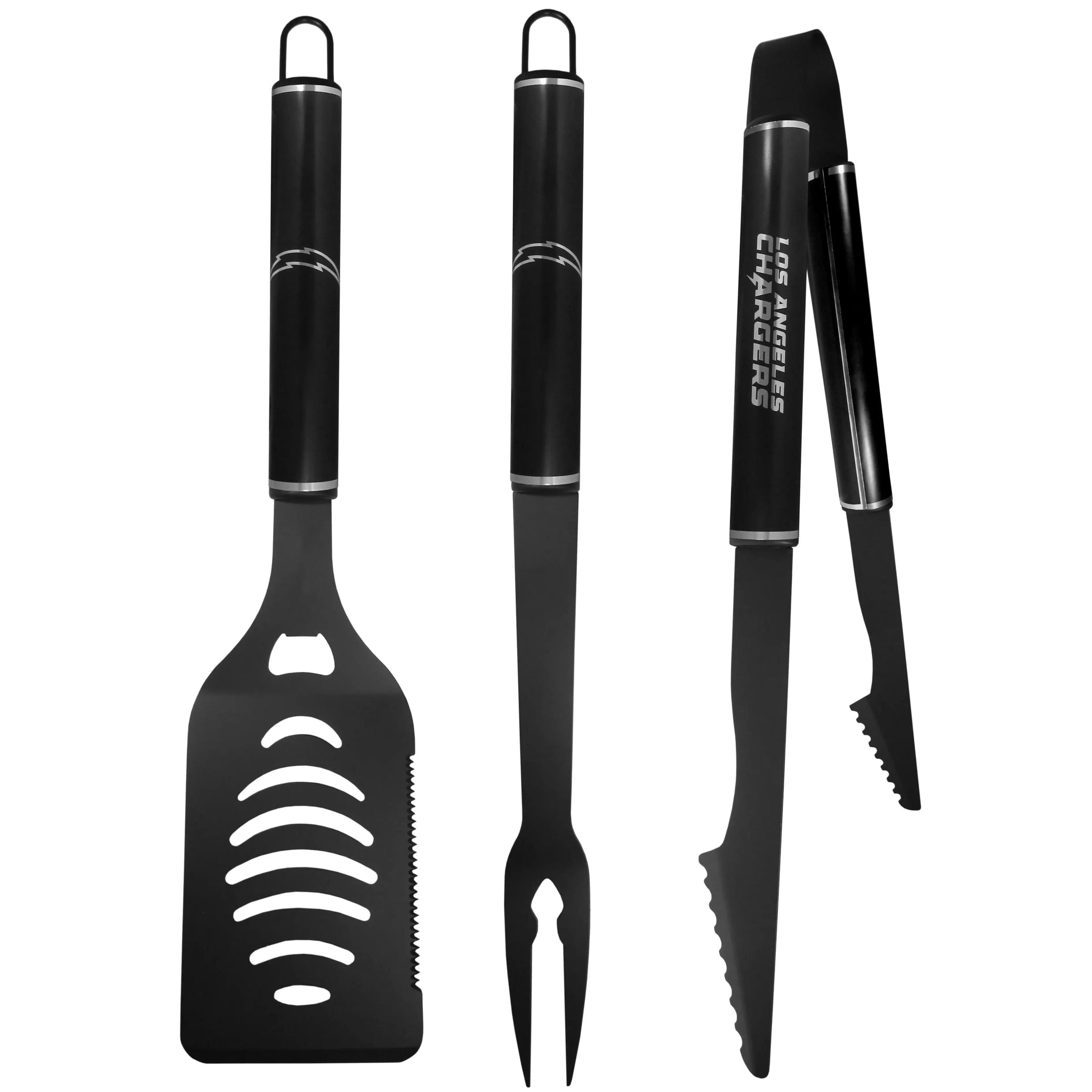 Los Angeles Chargers 3 pc Monochromatic BBQ Set - Los Angeles Chargers - Flyclothing LLC