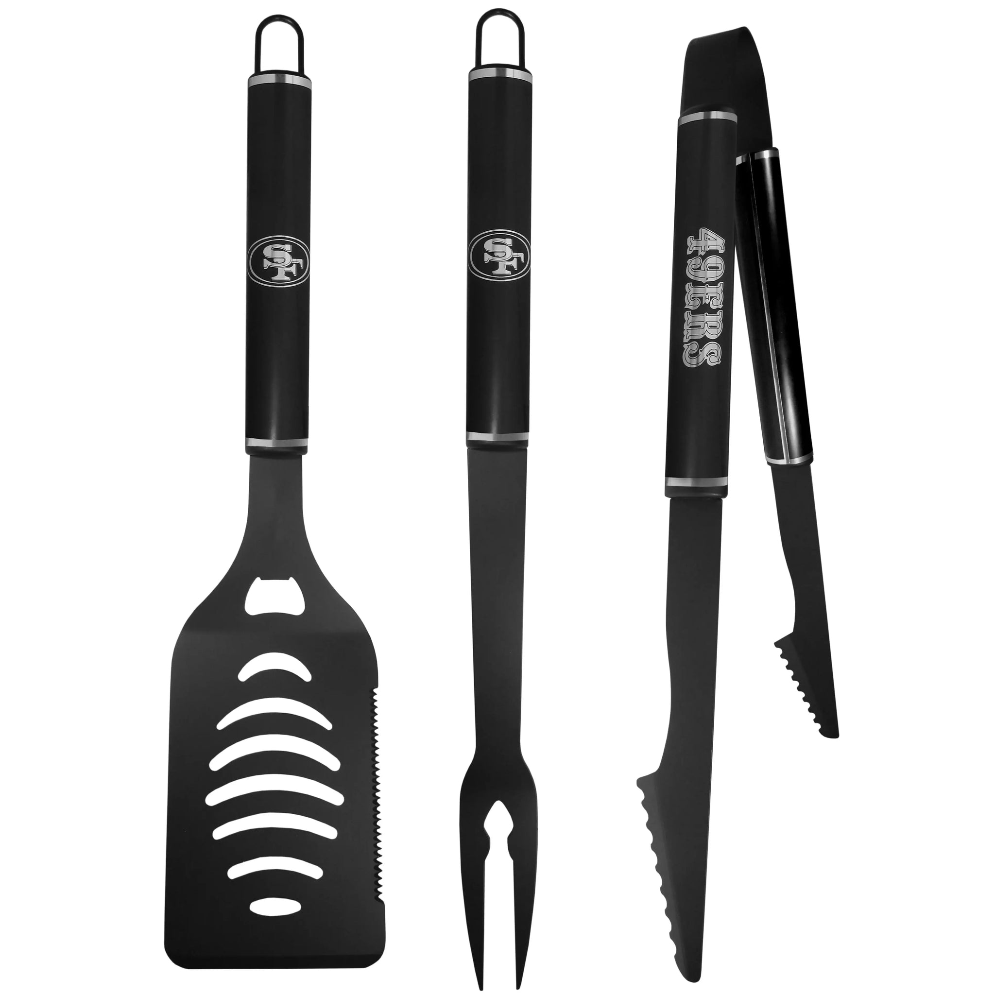 San Francisco 49ers 3 pc Monochromatic BBQ Set - San Francisco 49ers - Flyclothing LLC