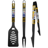 Pittsburgh Steelers 3 pc Black Tailgater BBQ Set - Pittsburgh Steelers - Flyclothing LLC