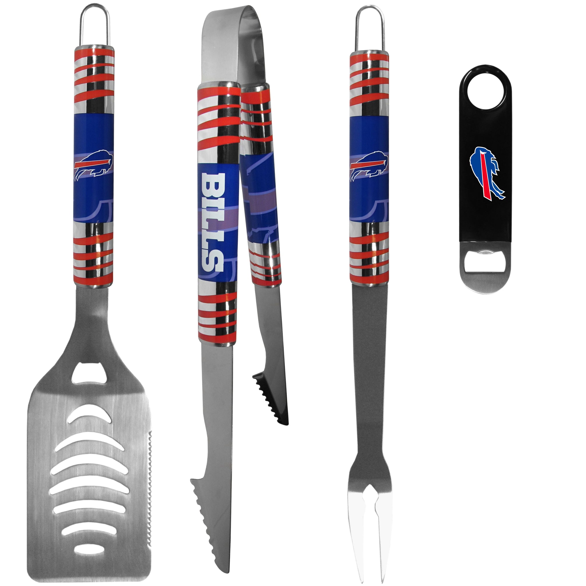 Buffalo Bills 3 pc BBQ Set and Bottle Opener