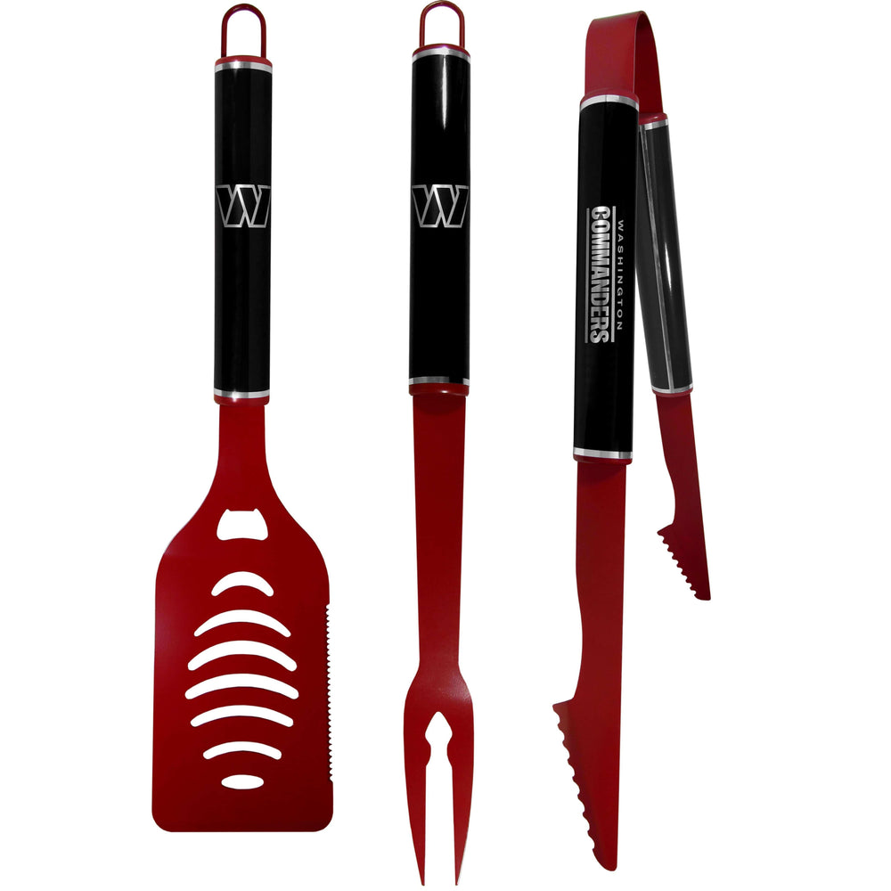 Washington Commanders 3 pc Color and Black BBQ Set - Siskiyou Buckle - Flyclothing LLC