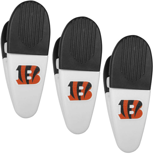 Cincinnati Bengals Mini Chip Clip Magnets 3 pk - Cincinnati Bengals - Flyclothing LLC