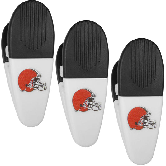 Cleveland Browns Mini Chip Clip Magnets 3 pk - Cleveland Browns - Flyclothing LLC