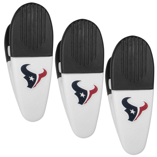 Houston Texans Mini Chip Clip Magnets 3 pk - Houston Texans - Flyclothing LLC