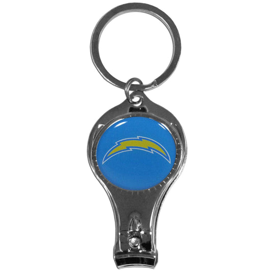 Los Angeles Chargers Nail Care/Bottle Opener Key Chain - Los Angeles Chargers - Flyclothing LLC