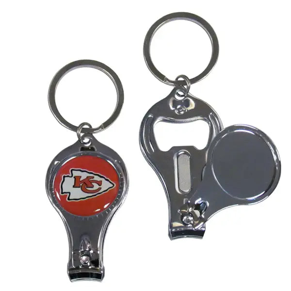 Kansas City Chiefs Nail Care/Bottle Opener Key Chain - Kansas City Chiefs - Flyclothing LLC