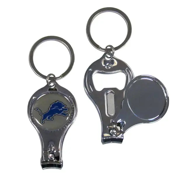 Detroit Lions Nail Care/Bottle Opener Key Chain - Detroit Lions - Flyclothing LLC