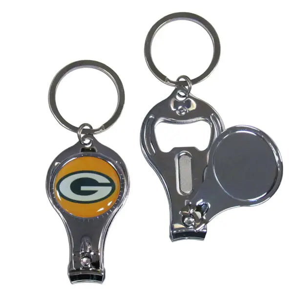 Green Bay Packers Nail Care/Bottle Opener Key Chain - Green Bay Packers - Flyclothing LLC