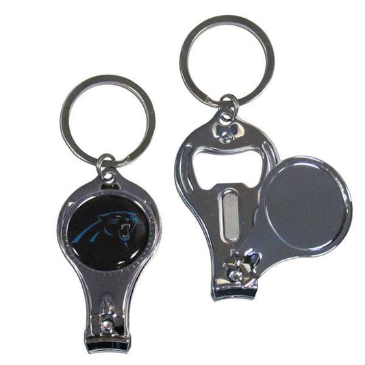 Carolina Panthers Nail Care/Bottle Opener Key Chain - Carolina Panthers - Flyclothing LLC