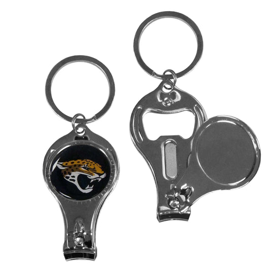 Jacksonville Jaguars Nail Care/Bottle Opener Key Chain - Jacksonville Jaguars - Flyclothing LLC
