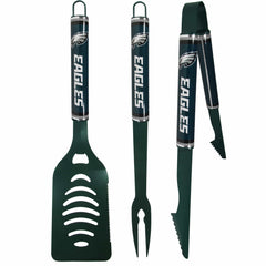Philadelphia Eagles 3 pc Color BBQ Tools - Philadelphia Eagles