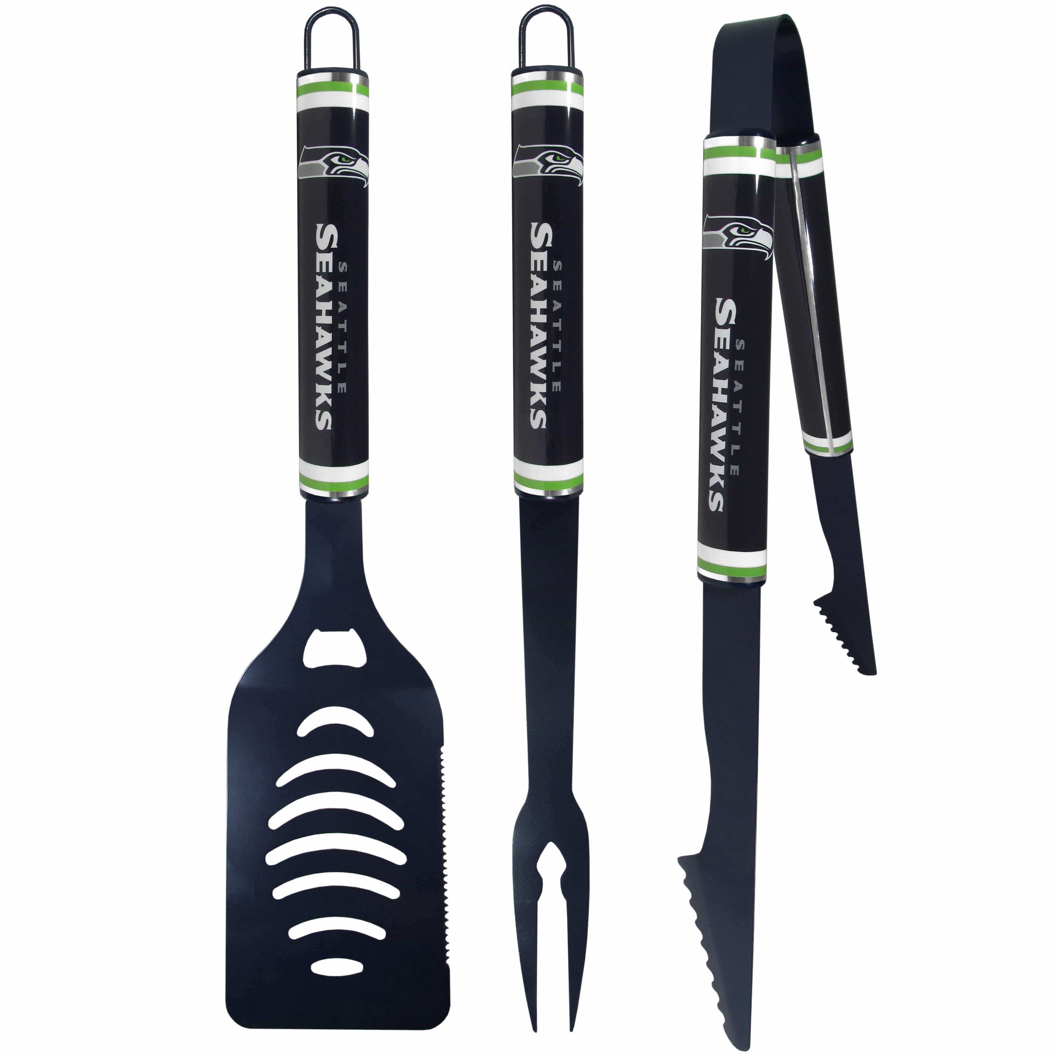 Seattle Seahawks 3 pc Color BBQ Tools - Seattle Seahawks - Flyclothing LLC