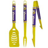 Minnesota Vikings 3 pc Color BBQ Tools - Minnesota Vikings - Flyclothing LLC