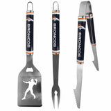 Denver Broncos 3 pc Steel BBQ Tool Set - Denver Broncos