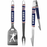 New York Giants 3 pc Steel BBQ Tool Set - New York Giants