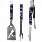 Tennessee Titans 3 pc Steel BBQ Tool Set - Tennessee Titans