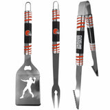 Cleveland Browns 3 pc Tailgater BBQ Tools - Cleveland Browns