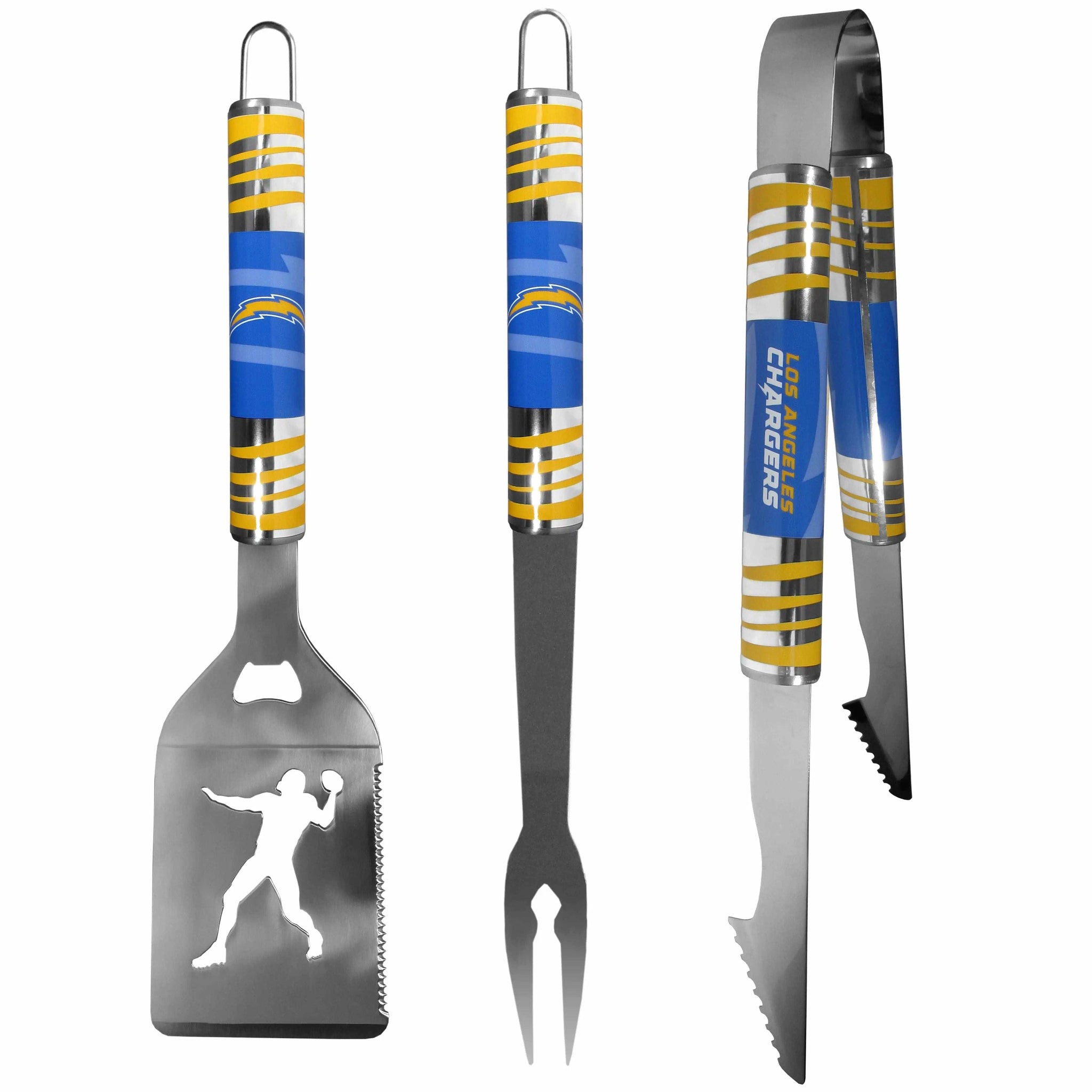 Los Angeles Chargers 3 pc Tailgater BBQ Tools - Los Angeles Chargers - Flyclothing LLC