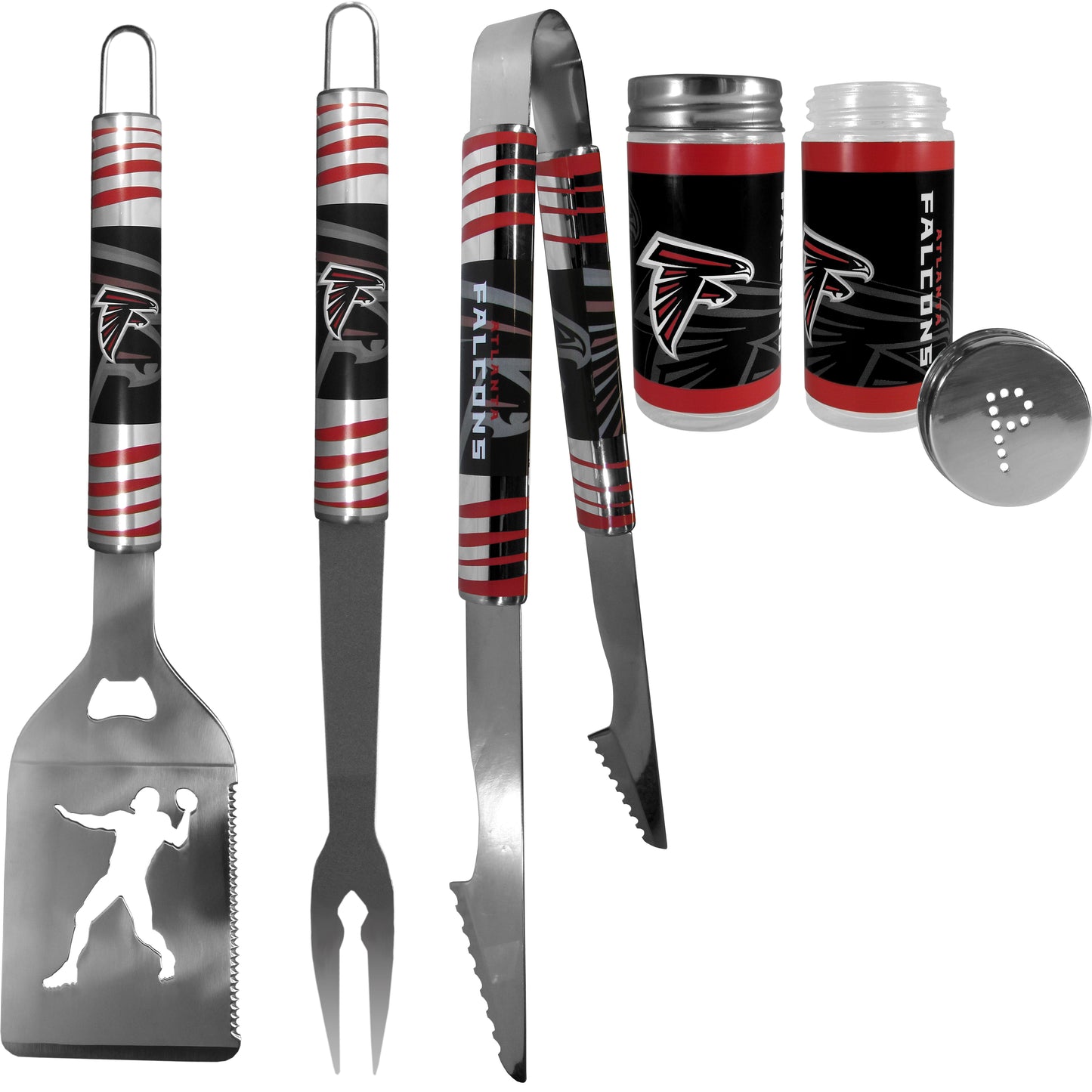 Atlanta Falcons 3pc Tailgate BBQ Tools w/Shakers