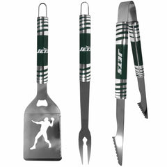 New York Jets 3 pc Tailgater BBQ Tools - New York Jets