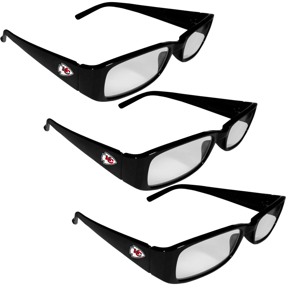 Kansas City Chiefs Reading Glasses 3pk - Kansas City Chiefs