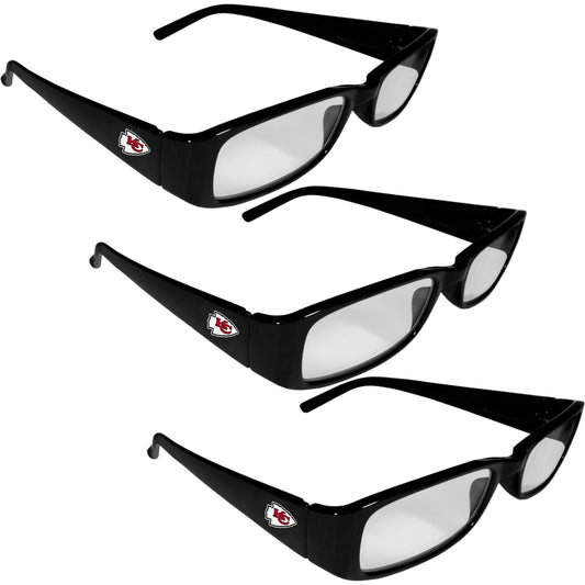 Kansas City Chiefs Reading Glasses 3pk - Kansas City Chiefs