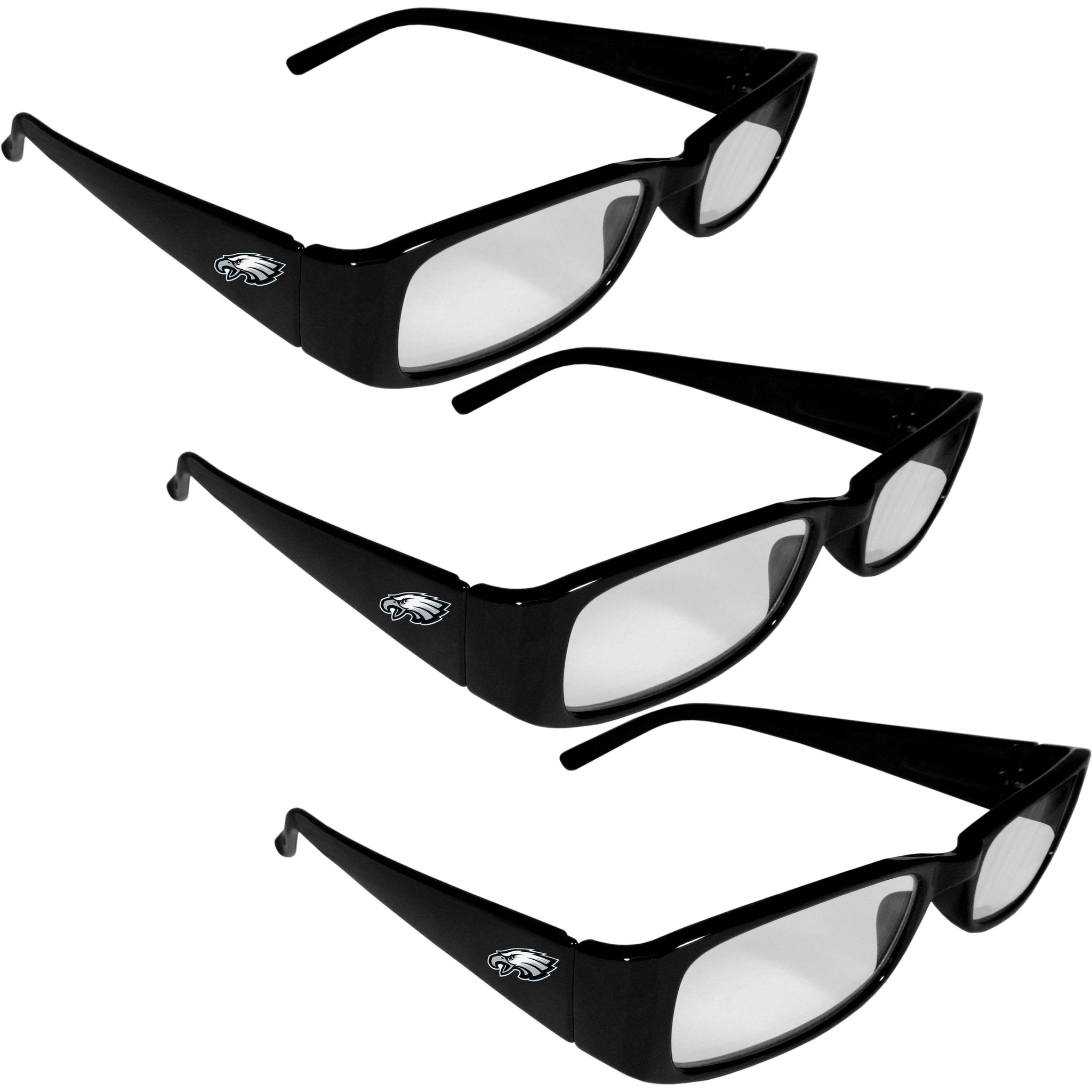 Philadelphia Eagles Reading Glasses 3pk - Siskiyou Buckle - Flyclothing LLC