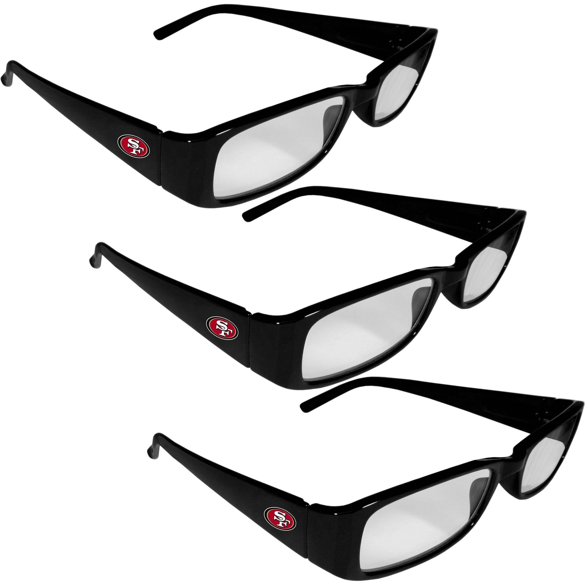 San Francisco 49ers Reading Glasses 3pk - Siskiyou Buckle - Flyclothing LLC