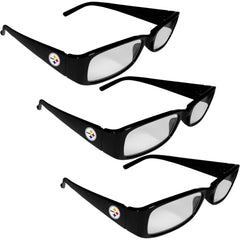 Pittsburgh Steelers Reading Glasses 3pk 1.50 - Siskiyou Buckle