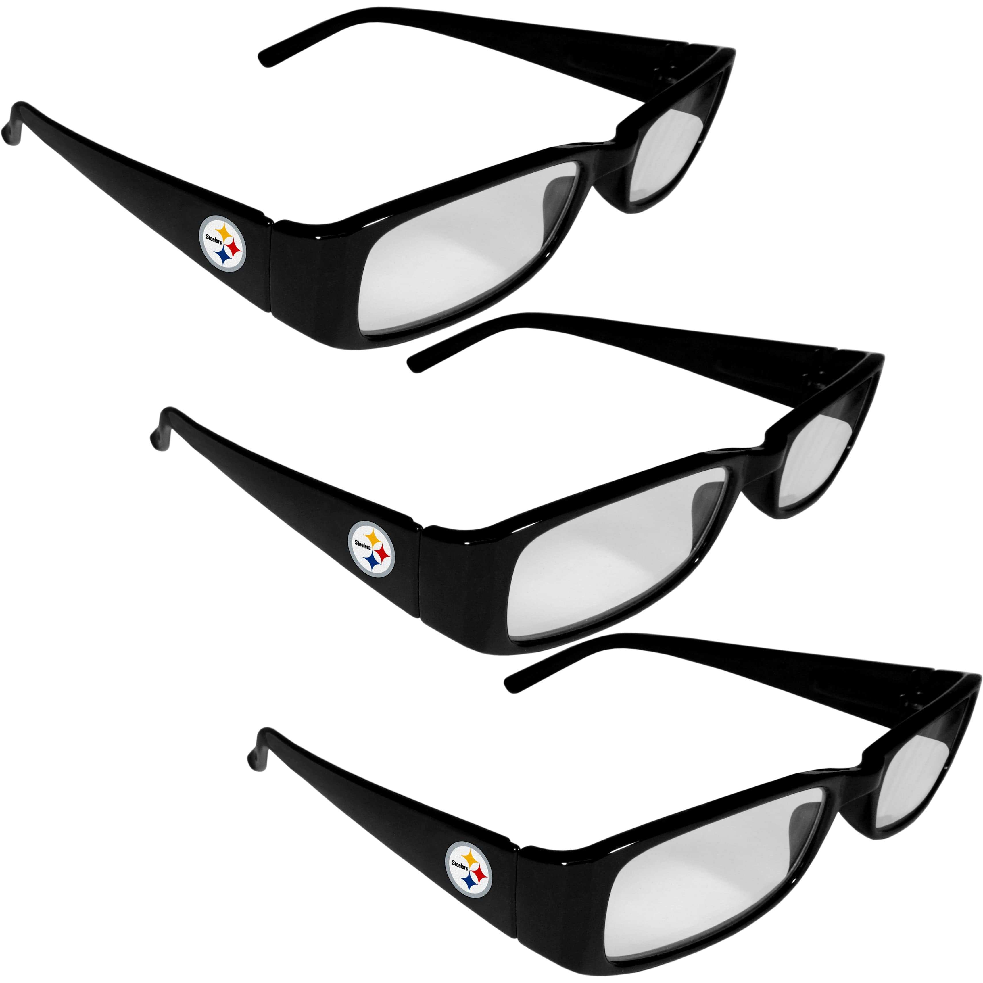 Pittsburgh Steelers Reading Glasses 3pk 2.25 - Siskiyou Buckle - Flyclothing LLC