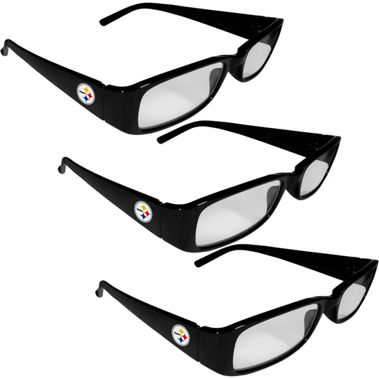 Pittsburgh Steelers Reading Glasses 3pk 2.50 - Siskiyou Buckle