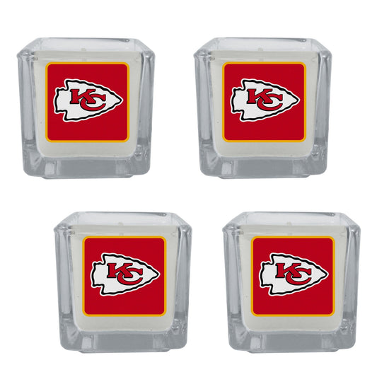 Kansas City Chiefs Scented Candles, 4 pk - Kansas City Chiefs
