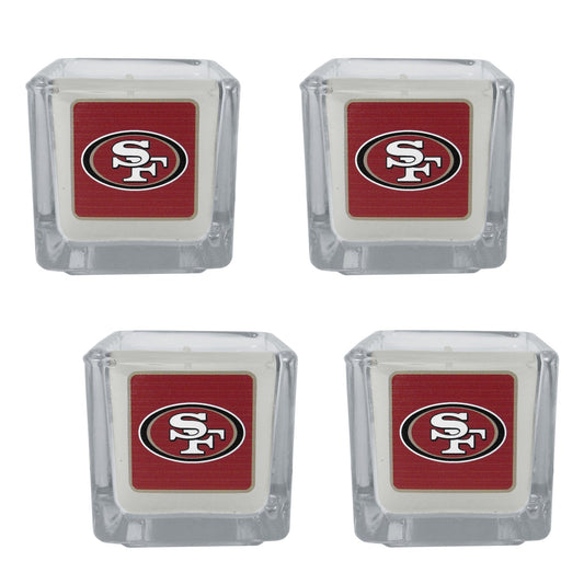San Francisco 49ers Scented Candles, 4 pk - San Francisco 49ers