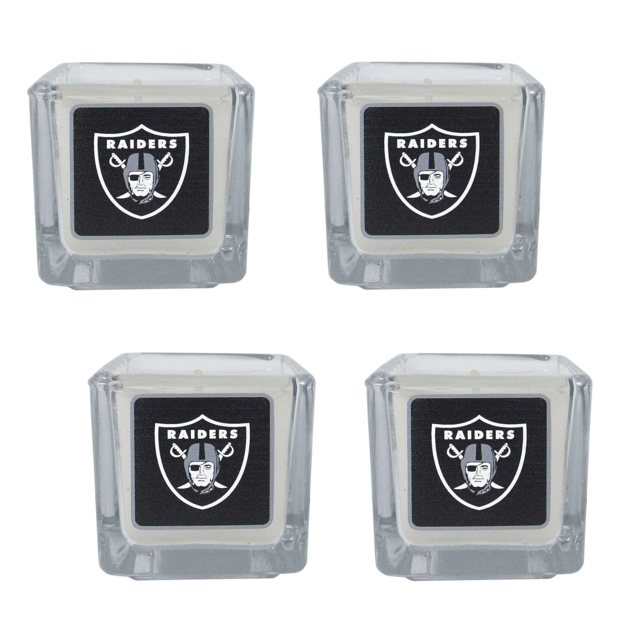 Las Vegas Raiders Scented Candles, 4 pk - Las Vegas Raiders