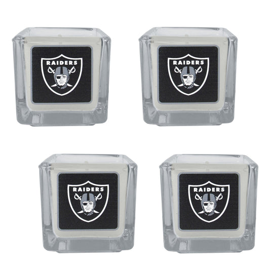 Las Vegas Raiders Scented Candles, 4 pk - Las Vegas Raiders