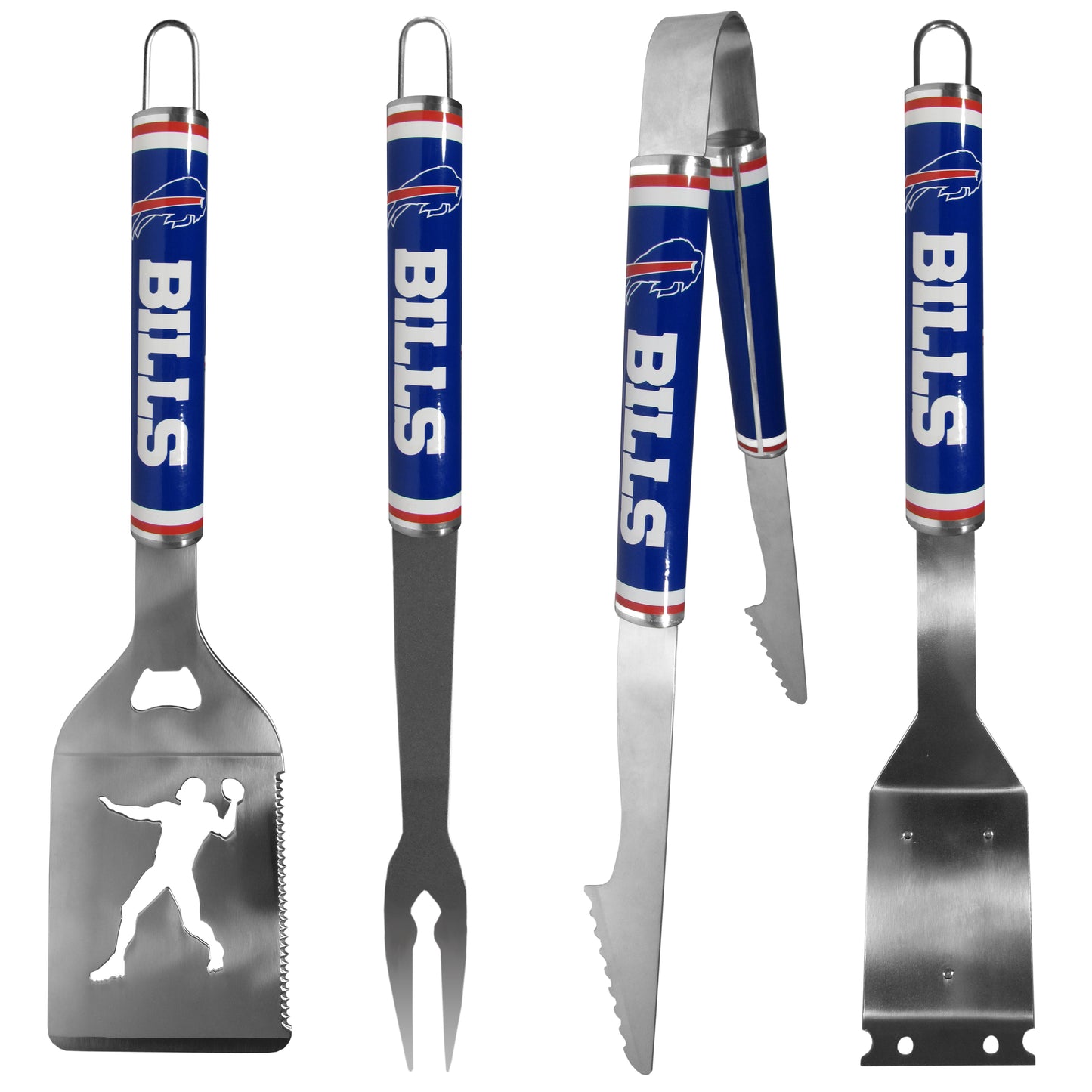 Buffalo Bills 4 pc Logo Grill Tool Set