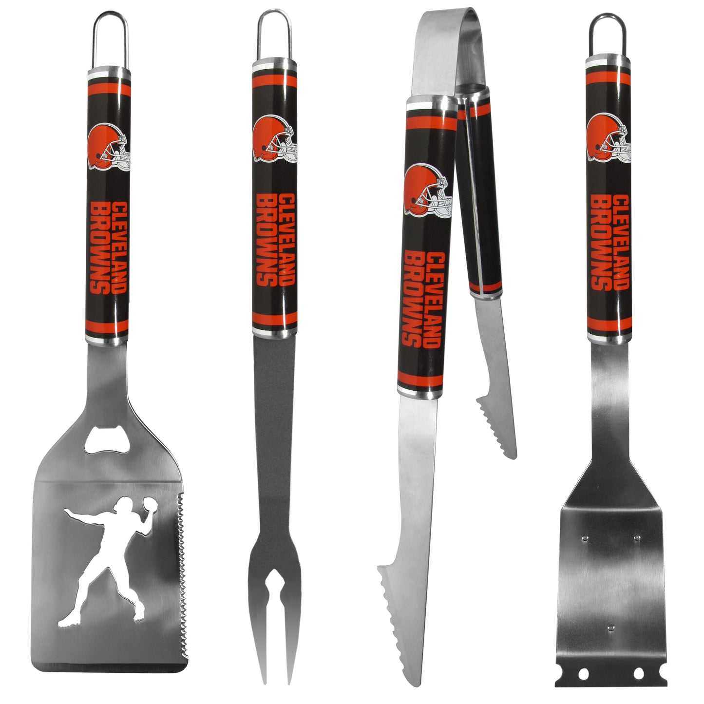 Cleveland Browns 4 pc Logo Grill Tool Set