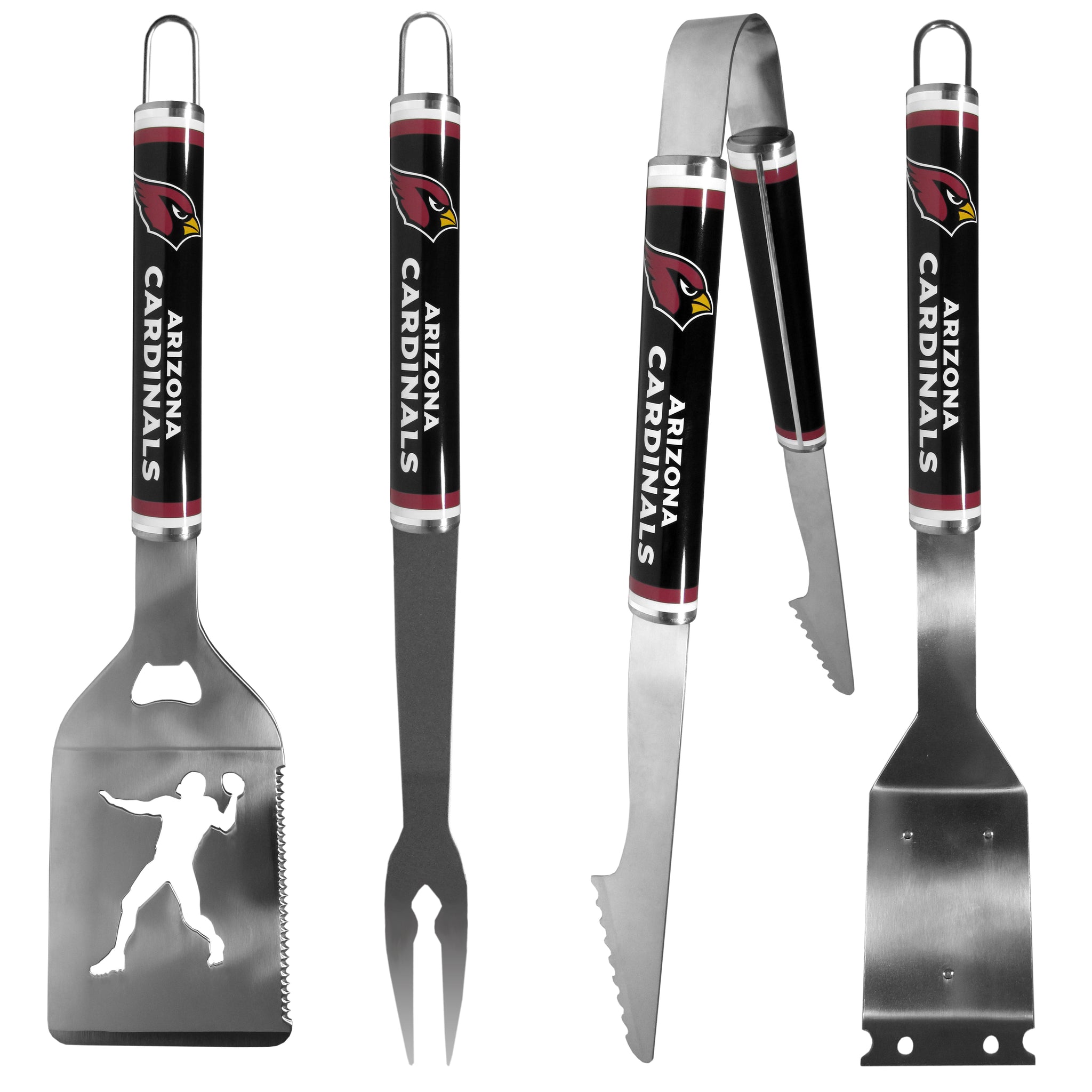Arizona Cardinals 4 pc Logo Grill Tool Set