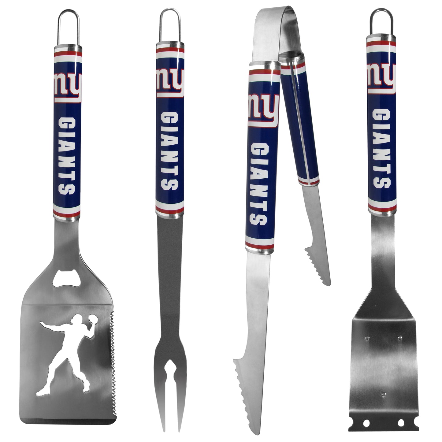 New York Giants 4 pc Logo Grill Tool Set