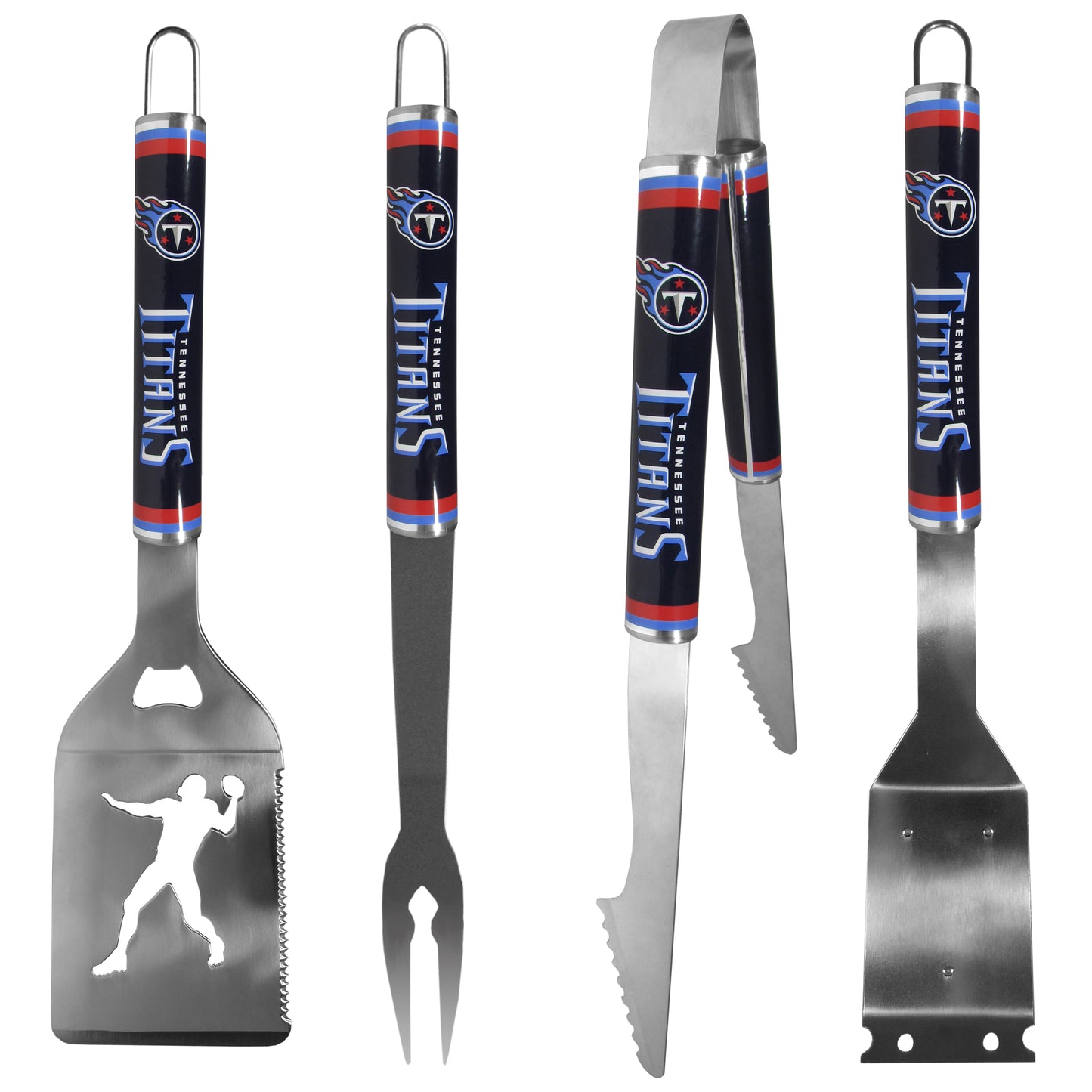 Tennessee Titans 4 pc Logo Grill Tool Set