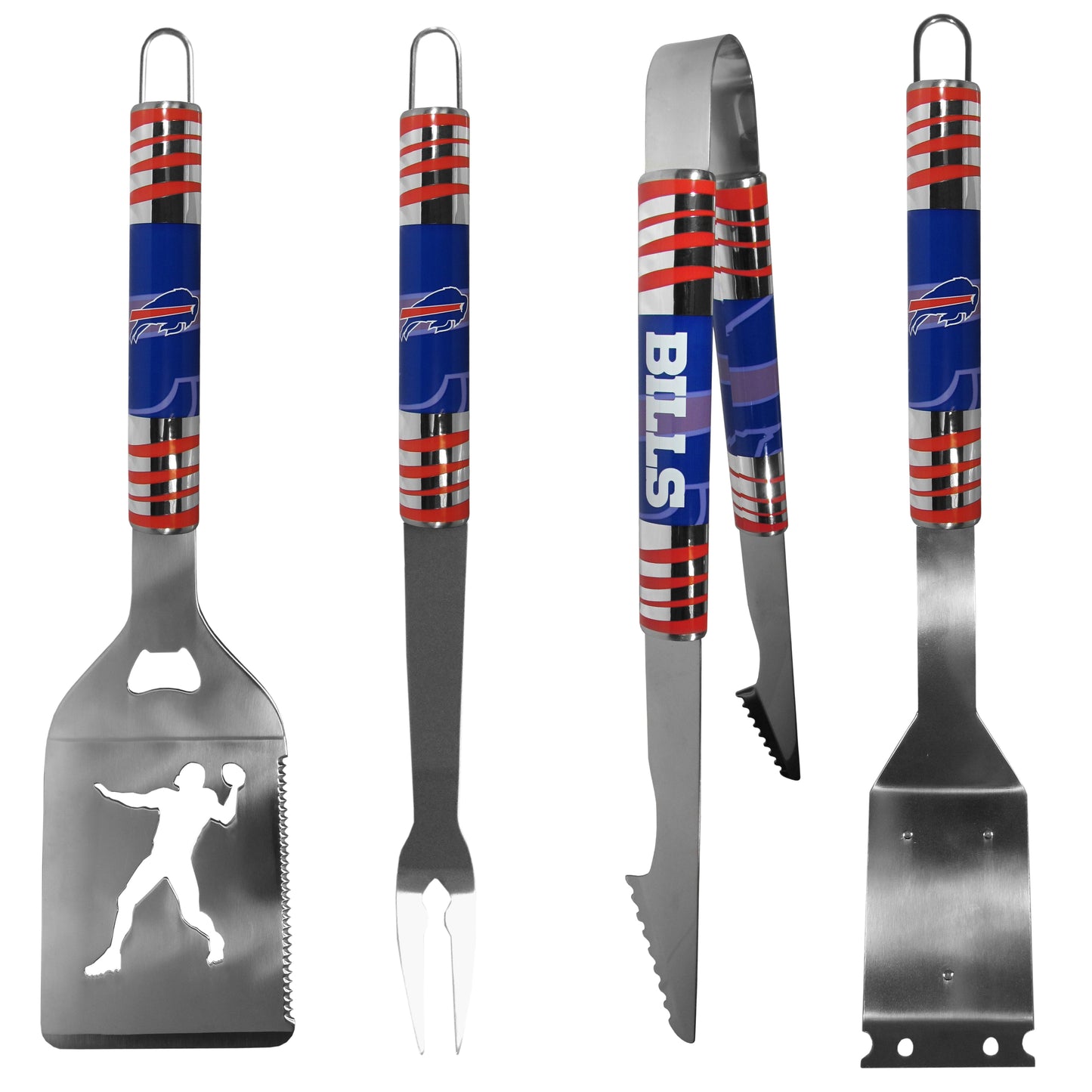 Buffalo Bills 4 pc Steel Grill Tool Set