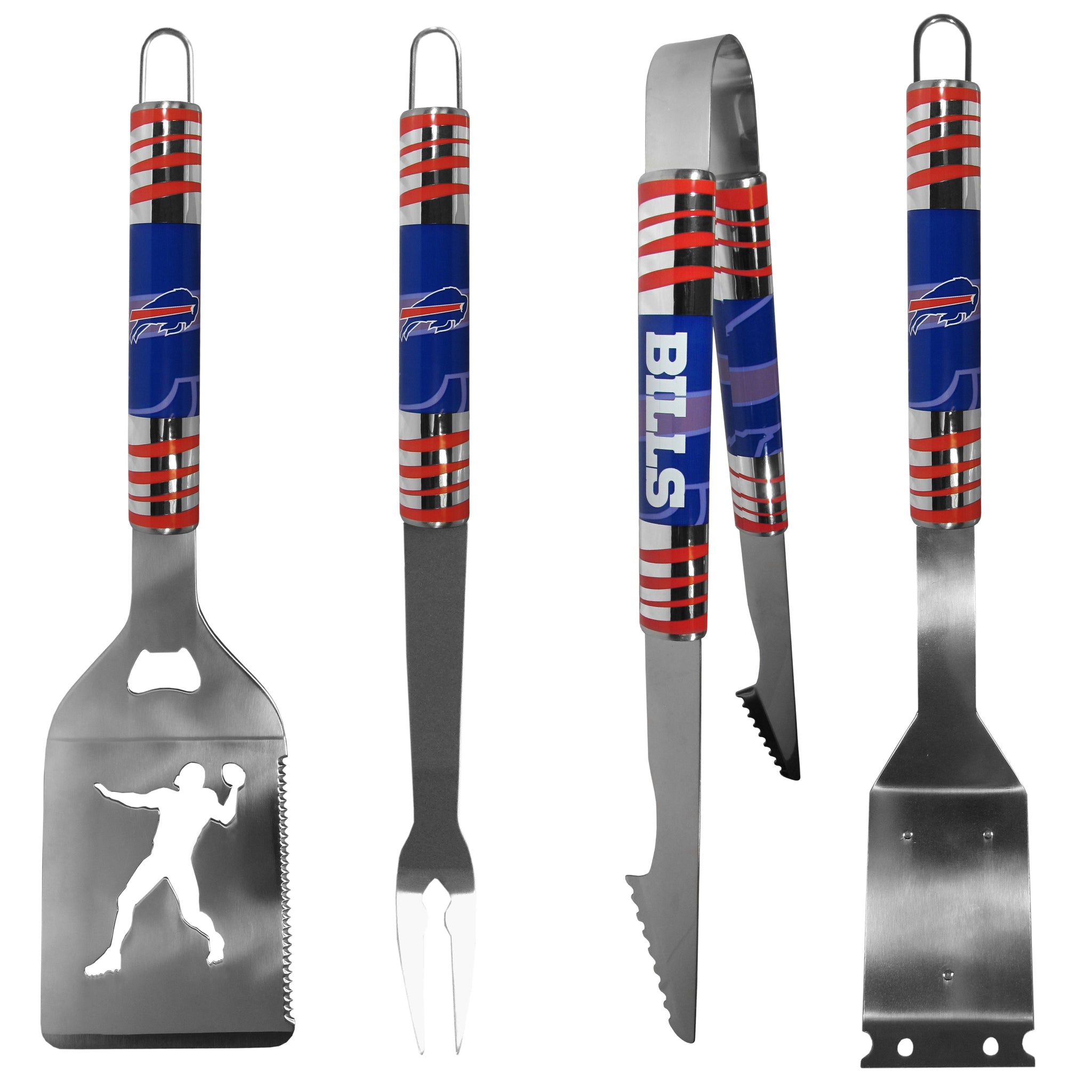 Buffalo Bills 4 pc Steel Grill Tool Set